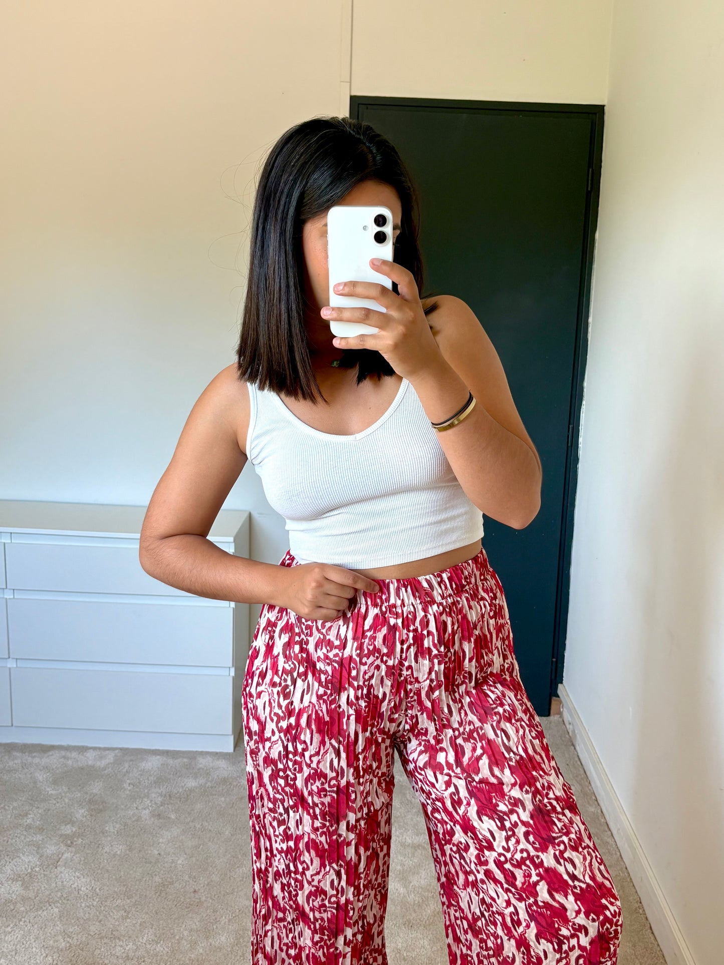 Pantalon Eléa - Bohème rouge