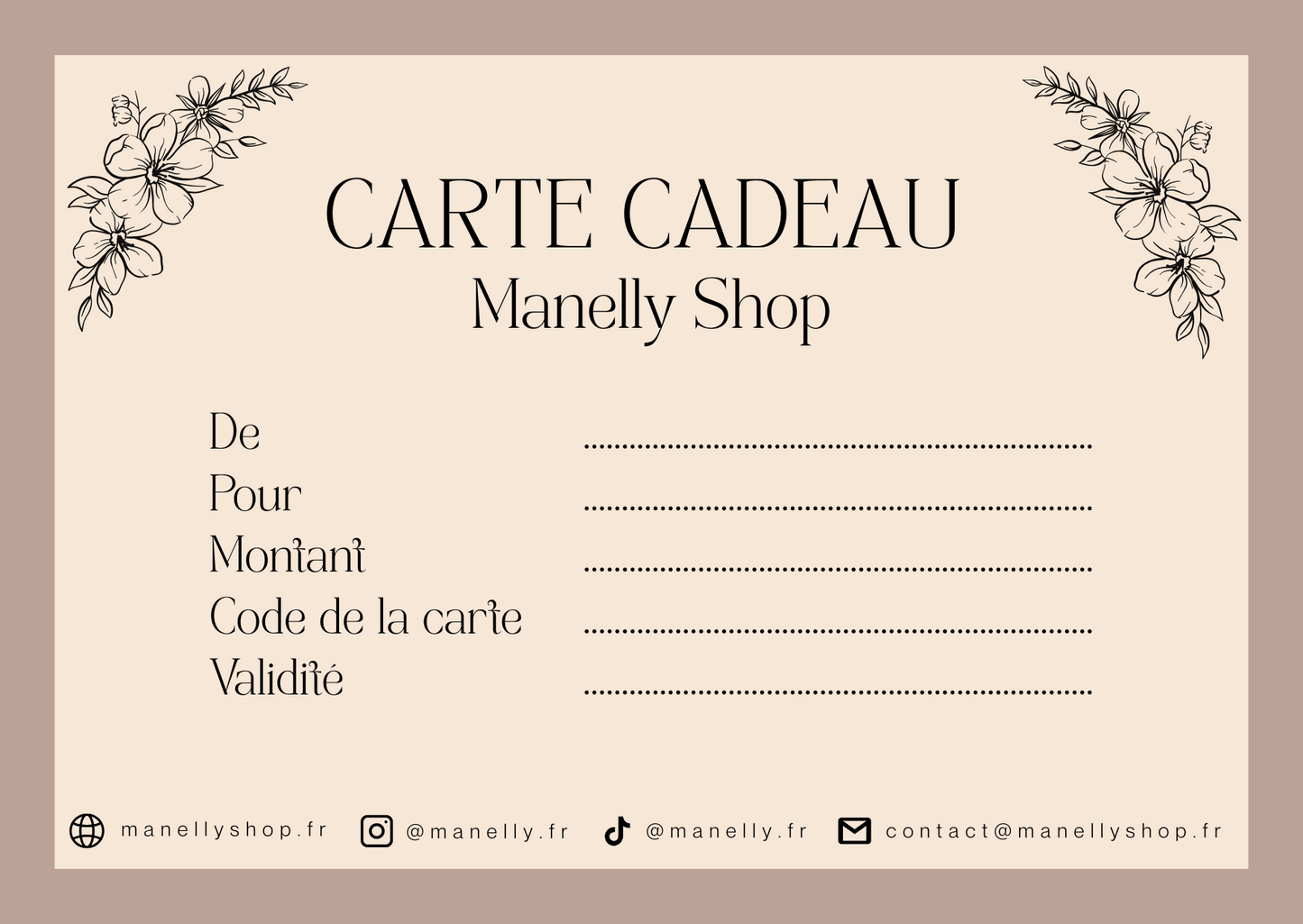 Carte Cadeau