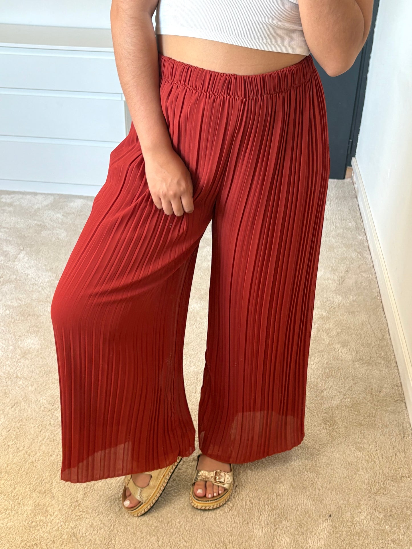 Pantalon Écho - Terracotta