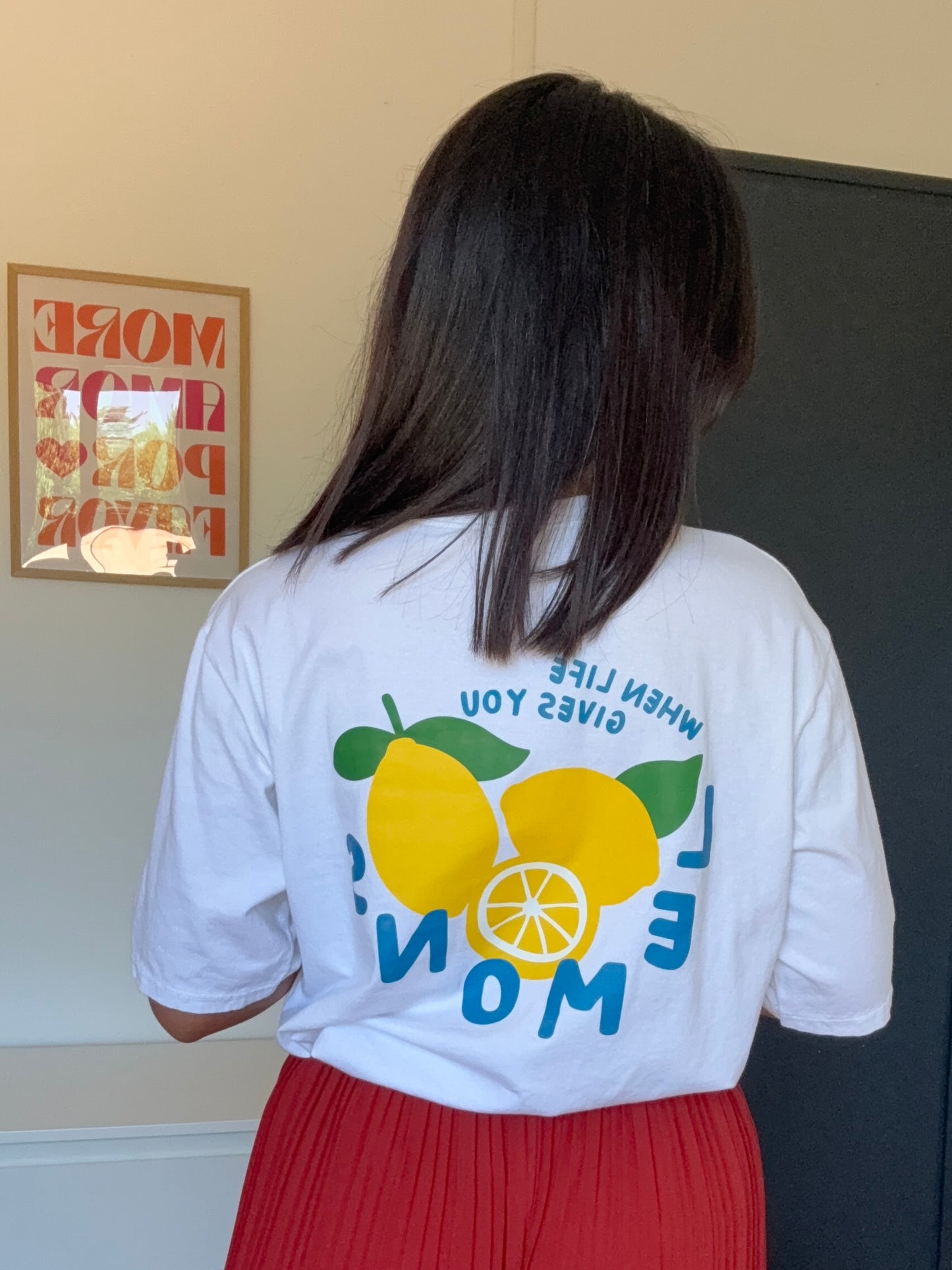 T-shirt Lemon - Blanc