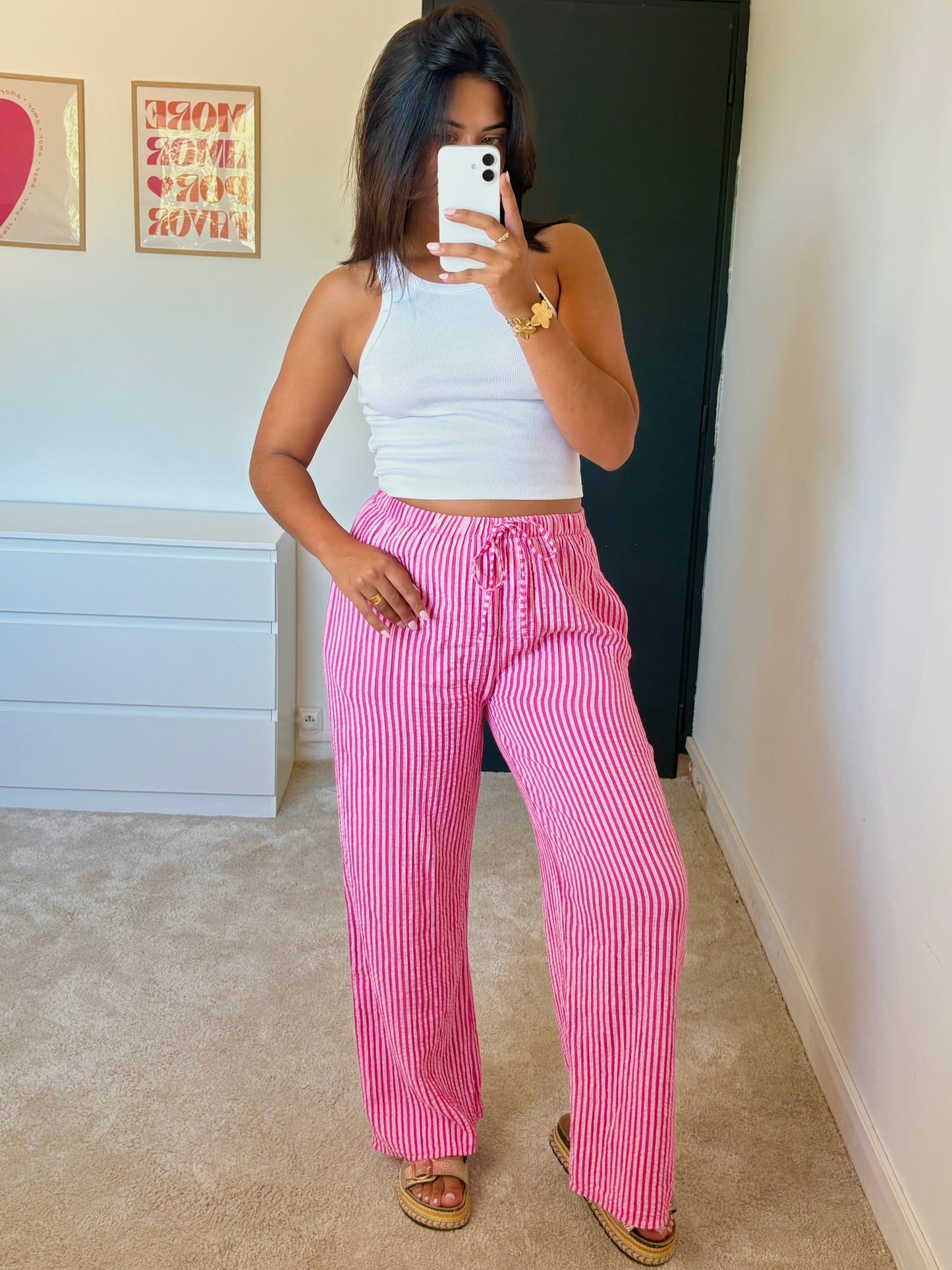 Pantalon Kiara - Rose