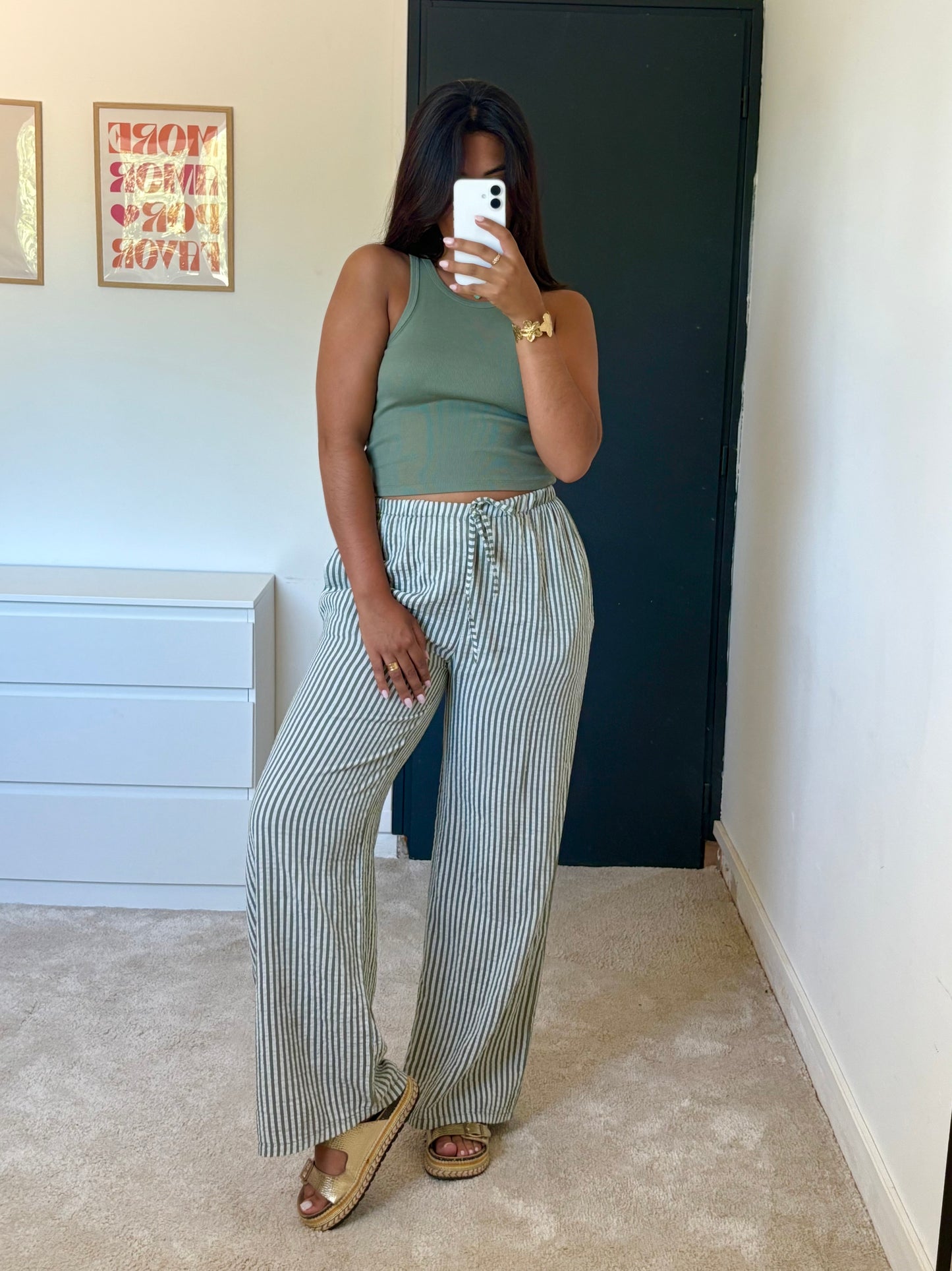 Pantalon Kiara - Kaki