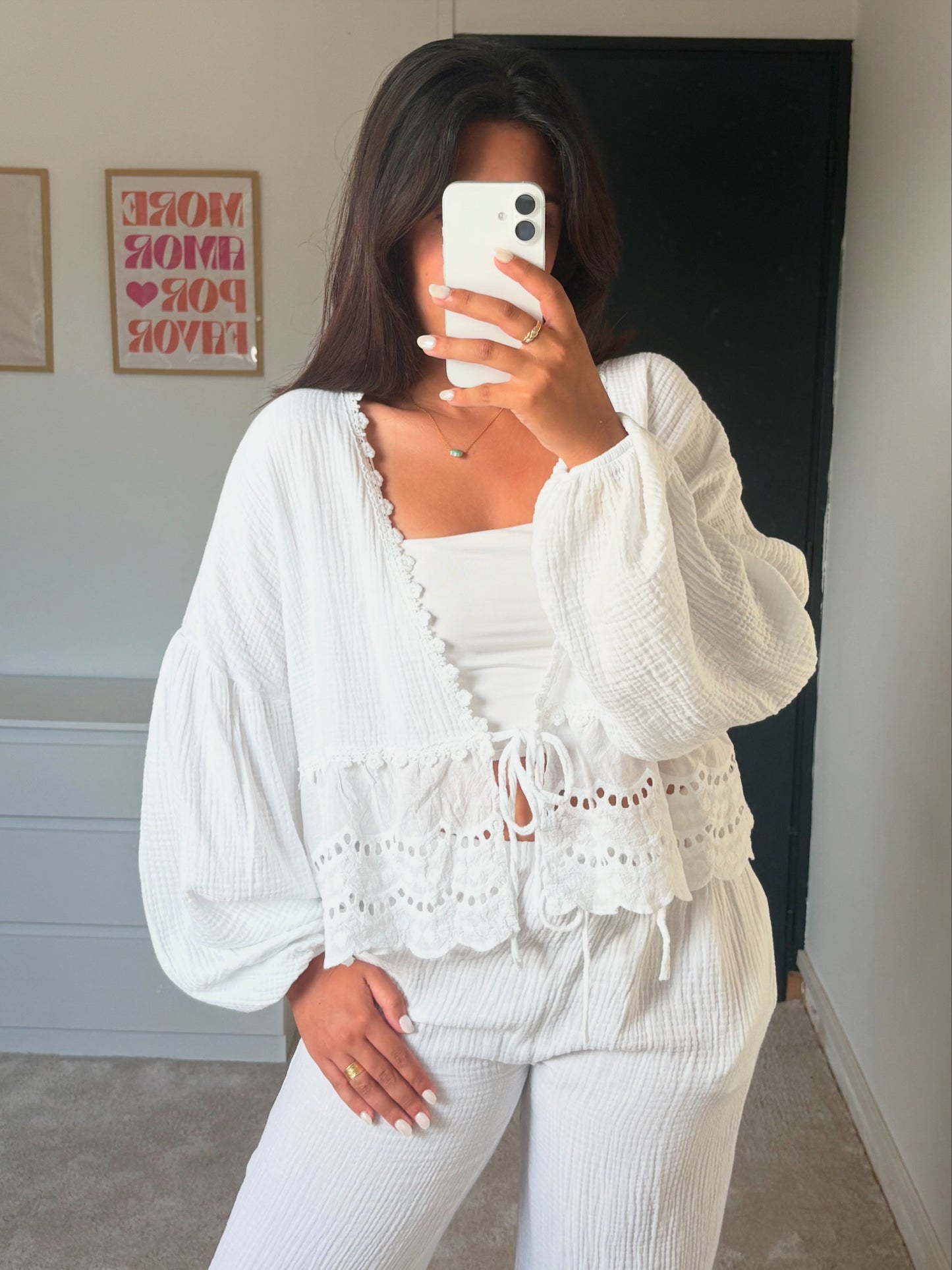 Blouse Maëlle - Blanc