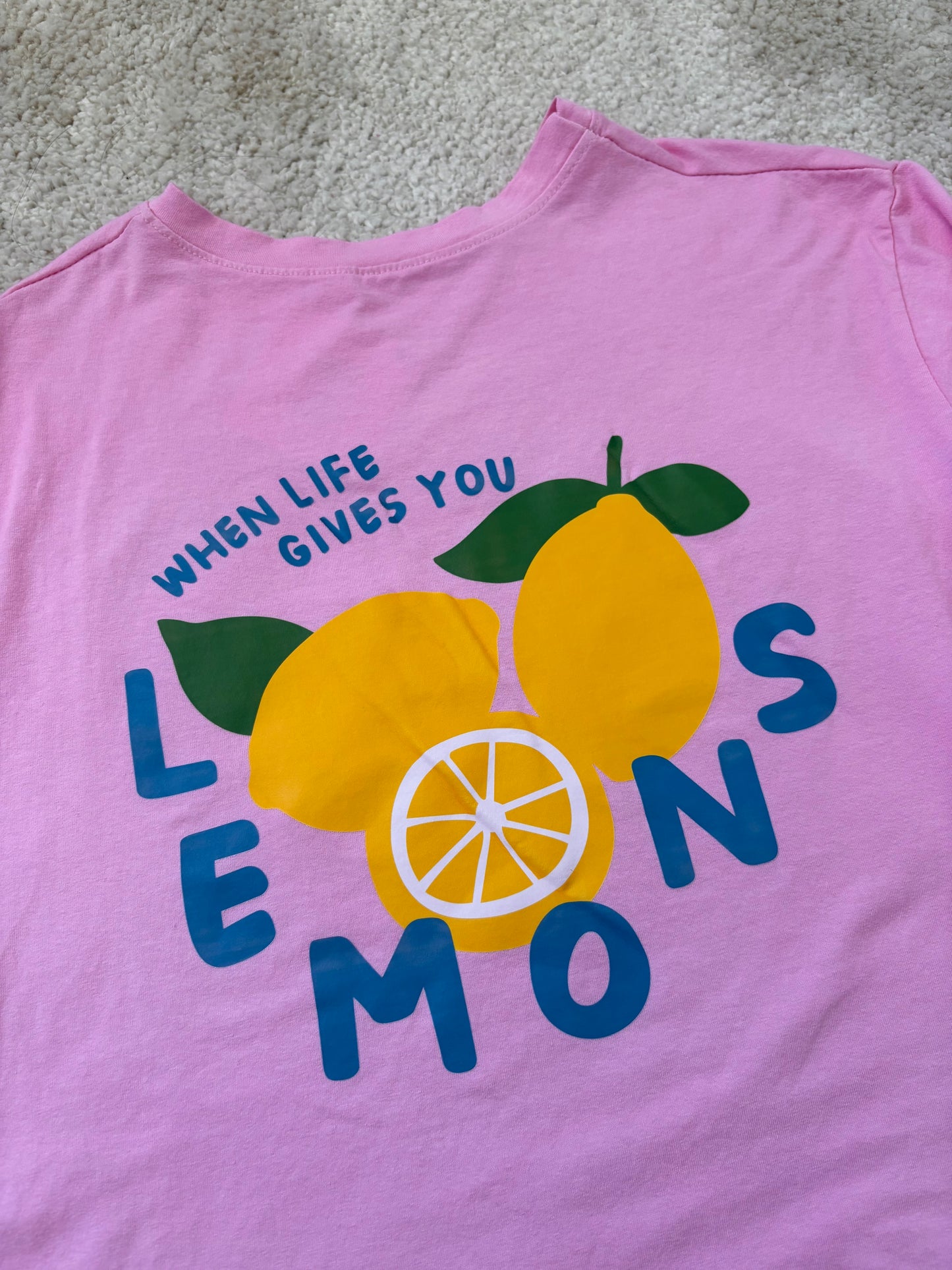 T-shirt Lemon - Rose