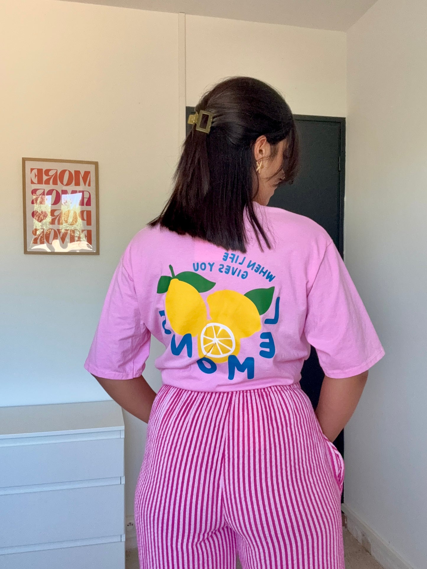T-shirt Lemon - Rose
