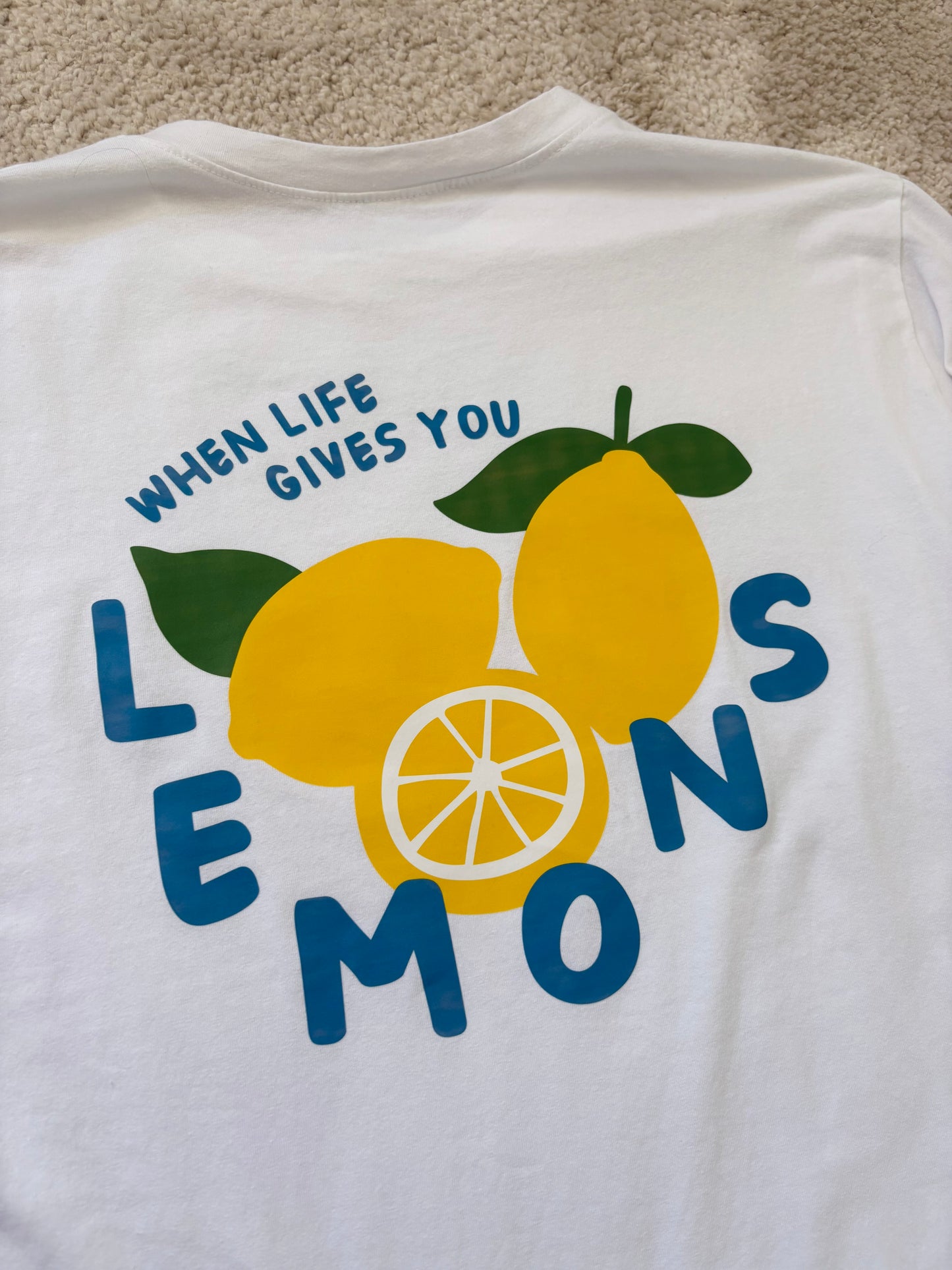 T-shirt Lemon - Blanc