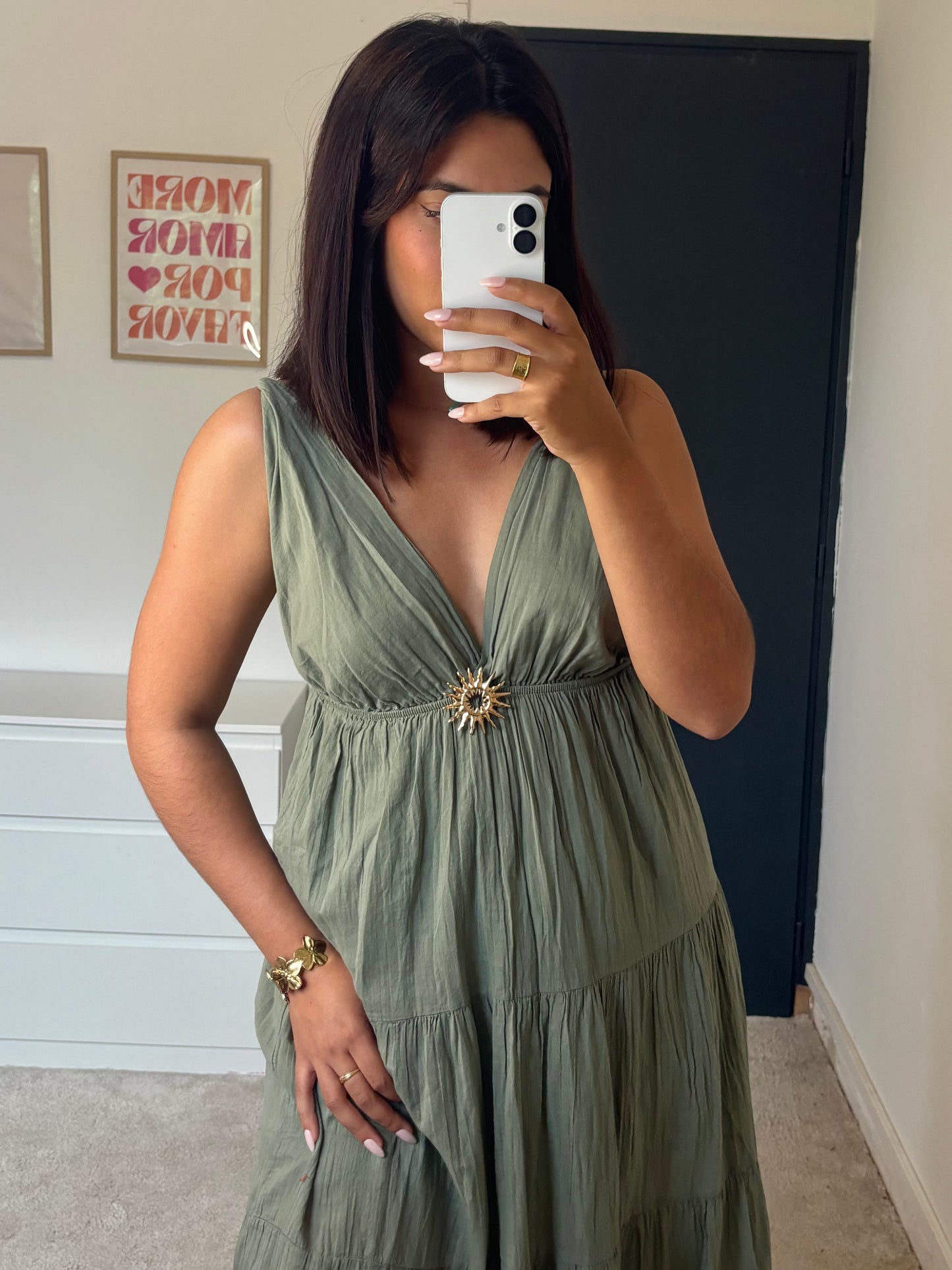 Robe Isïa - Kaki