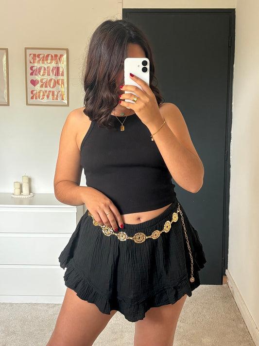 Jupe-short Lisa - Noire