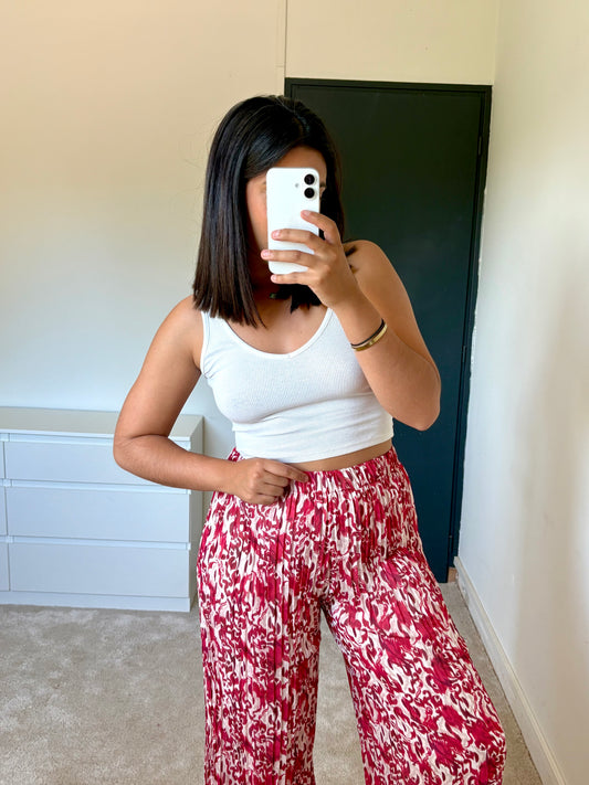 Pantalon Eléa - Bohème rouge