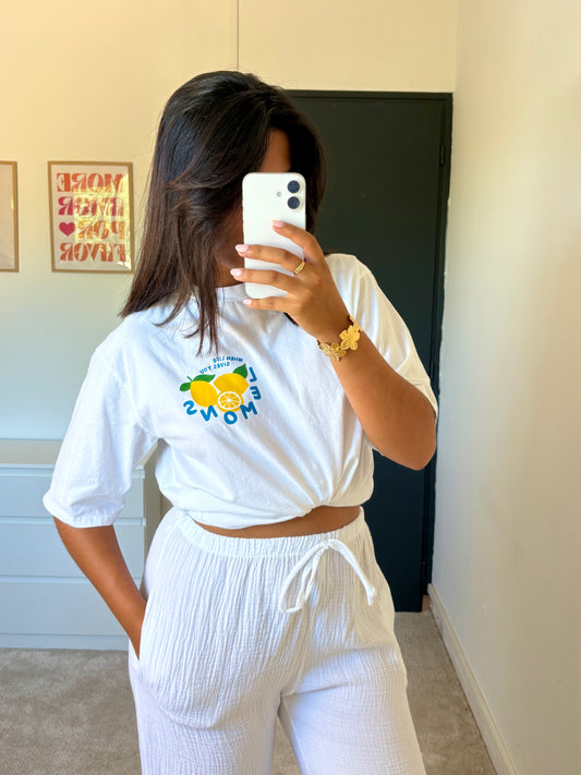 T-shirt Lemon - Blanc