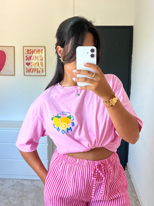 T-shirt Lemon - Rose