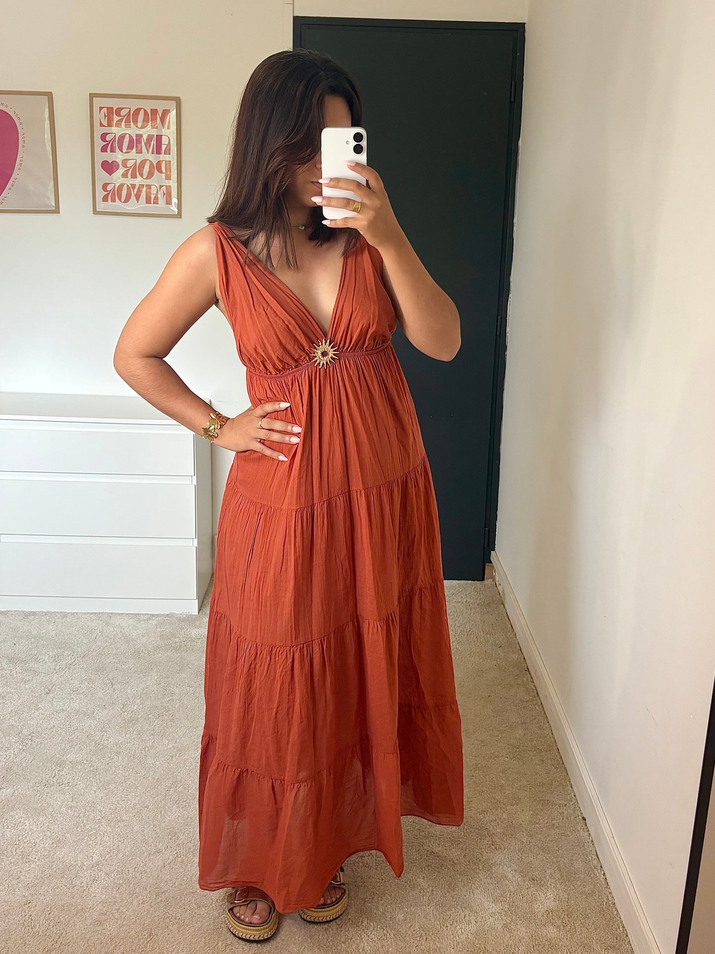 Robe Isïa - Terracotta