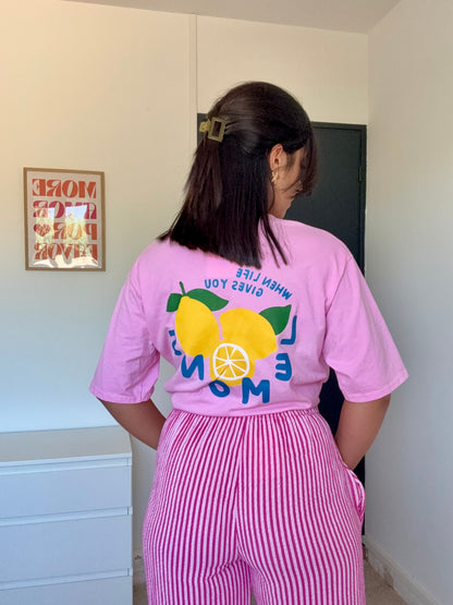 T-shirt Lemon - Rose