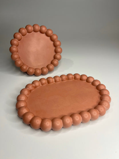 Plateau Bulle - Rouge oxydé