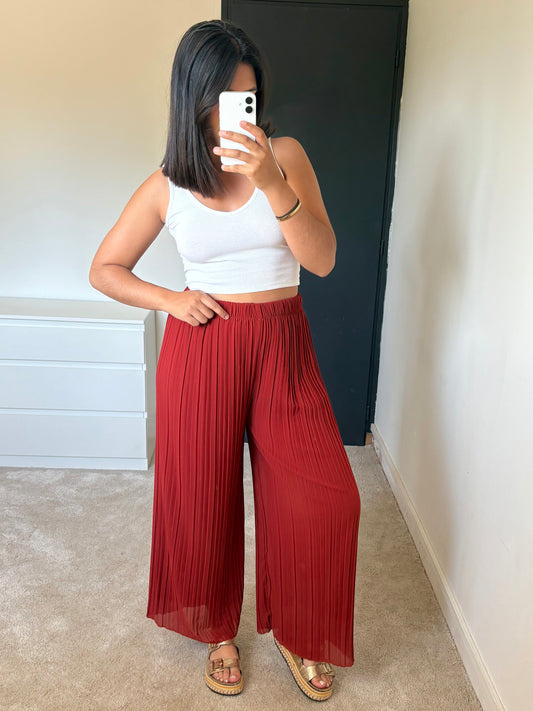 Pantalon Écho - Terracotta