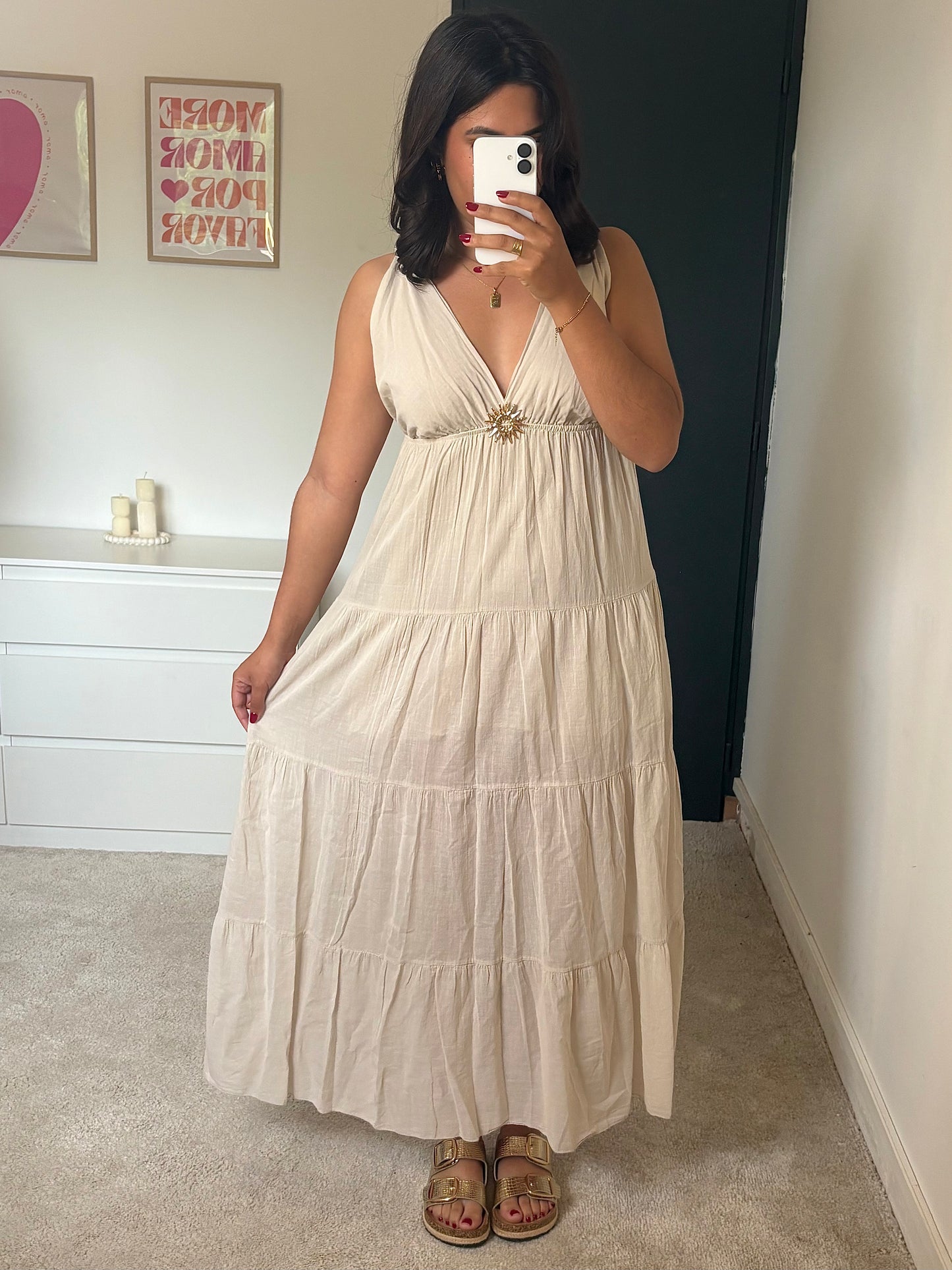 Robe Isïa - Beige