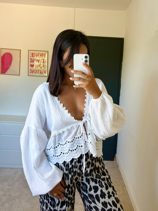 Blouse Maëlle - Blanc